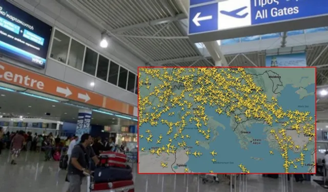 Yunanistan Hava Sahası Kapandı, 3 Uçak İstanbul’a İndi