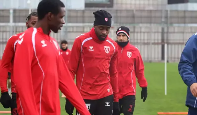 Samsunspor, Shkendija Maçı Öncesi Son Antrenmanı Yaptı
