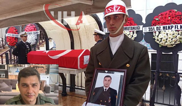 Trafik Kazasında Hayatını Kaybeden Astsubay Toprağa Verildi