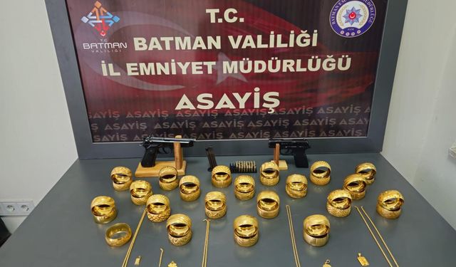 Batman’da Kuyumcu Soygunu: 6 Kişi Daha Yakalandı