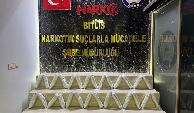Bitlis’te skunk sevkiyatı engellendi: 17,5 kilo yasaklı madde ele geçirildi