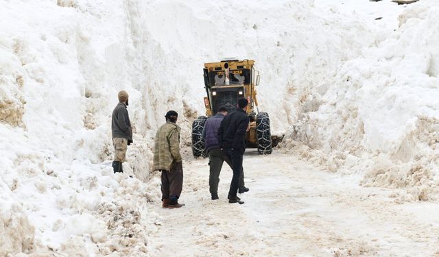 Van Çatak’ta Çığın Kapattığı Mezra Yolu 13 Gün Sonra Açıldı