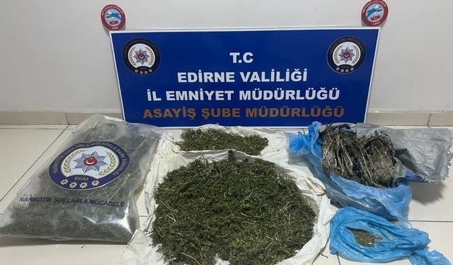 Edirne’de Ocakta 2,2 Milyar Liralık Yasaklı Madde Ele Geçirildi