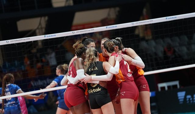 CEV Kupası’nda Galatasaray Daikin Yarı Final Yolunda