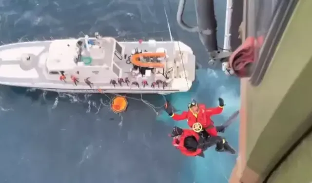 İzmir açıklarında göçmen botunda yaşanan olayda 2 kişi kurtarıldı