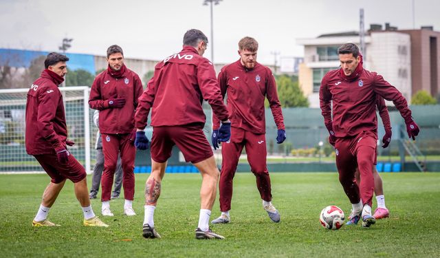 Trabzonspor Gaziantep FK Karşılaşmasına Hazırlanıyor