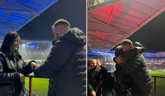 14 Şubat’ta Tribünde Evlilik Teklifi