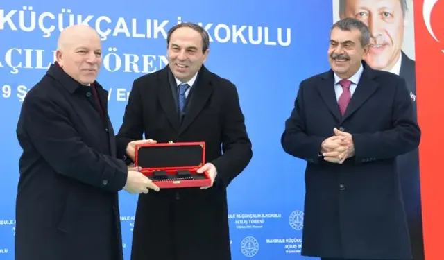 Erzurum’da 12 Derslikli Okulun Açılışını Bakan Tekin Gerçekleştirdi