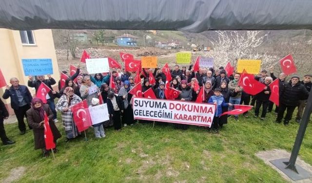 Zonguldak’ta Köylüler Beton Santrali Yapımına Tepki Gösterdi