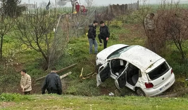 Mardin’de Otomobil Tarlaya Uçtu: 4 Yaralı