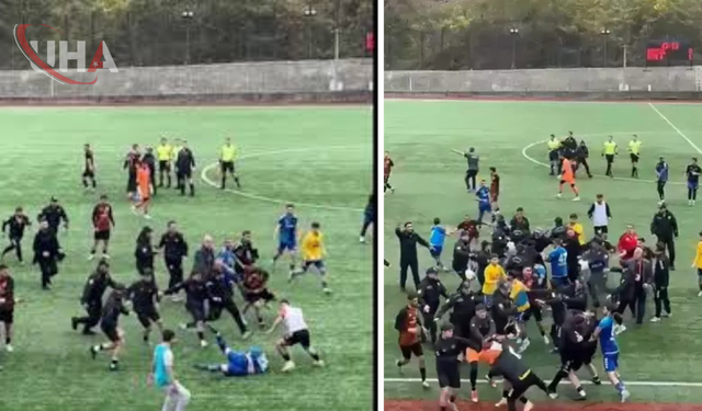 Artvin’de Amatör Futbol Maçında Kavga Çıktı, Maç Ertelendi