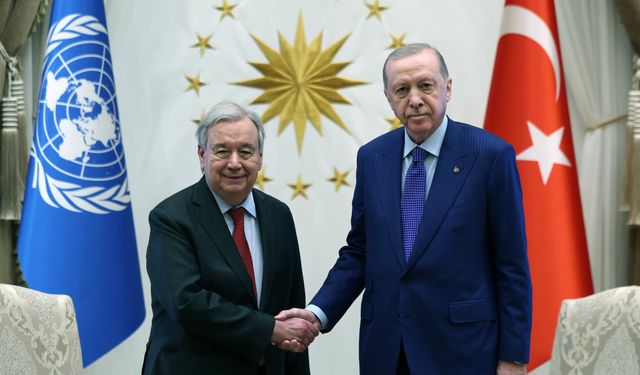 Cumhurbaşkanı Erdoğan BM Genel Sekreteri Guterres İle Görüştü