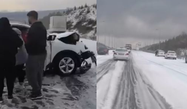 Ankara'da Şiddetli Dolu ve Sağanak Etkili Oldu