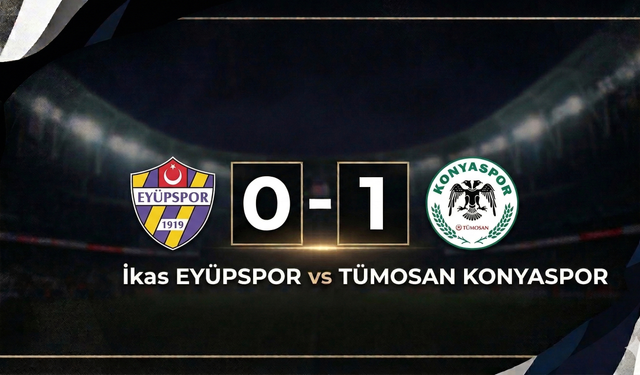 ikas Eyüpspor – Tümosan Konyaspor: 0-1