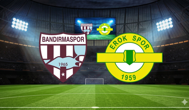 Erokspor Sahasında Bandırmaspor İle 1-1 Berabere Kaldı