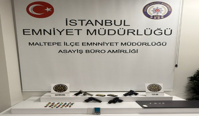 Maltepe'de Polisten Kaçmadı: Gizli Bölmeden Silah Çıktı