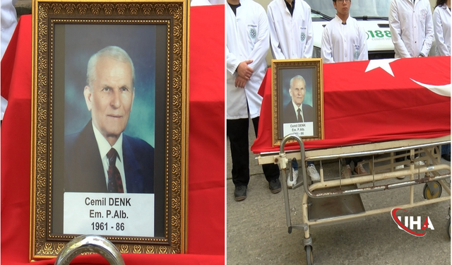 Vasiyetiyle Tıp Eğitimine Hizmet Eden Albaya Son Görev