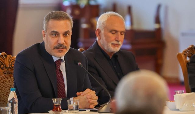 Bakan Fidan, Filistin'e Destek Platformu Üyeleriyle İle Görüştü