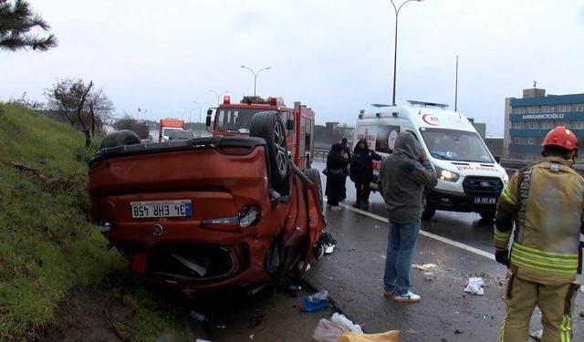 TEM Otoyolu’nda Zincirleme Kaza, 7 Yaralı