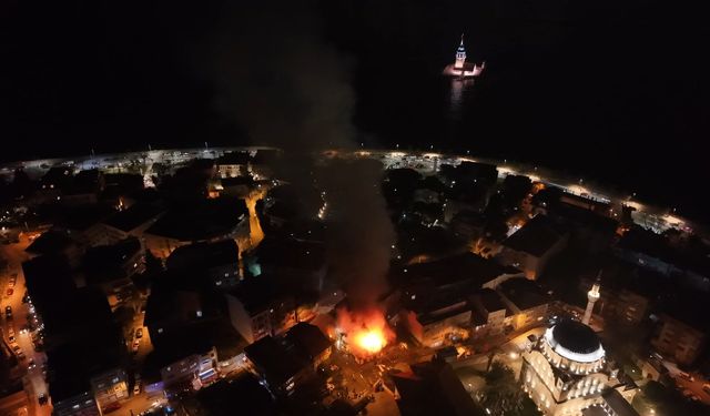 Metruk Binada Çıkan Yangın Kontrol Altına Alındı