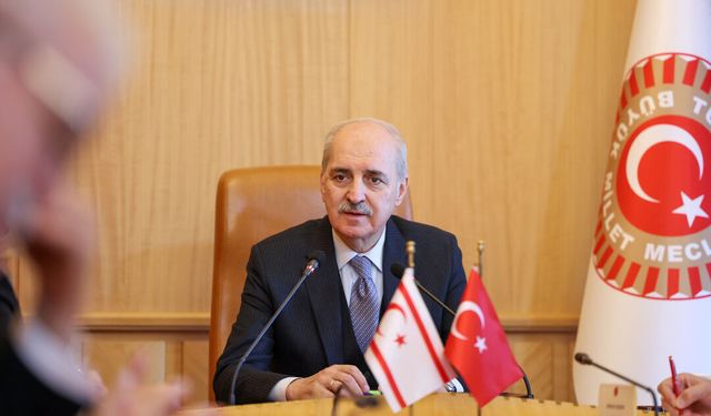 Numan Kurtulmuş, KKTC-Türkiye Parlamentolar Arası Dostluk Grubu Başkanı Canaltay İle Görüştü