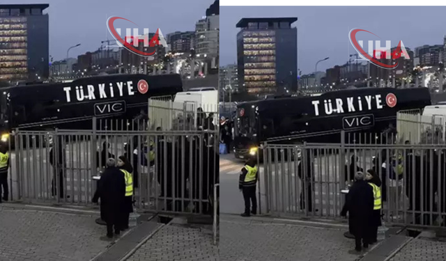 A Milli Futbol Takımı Kosova Maçı İçin Stada Ulaştı