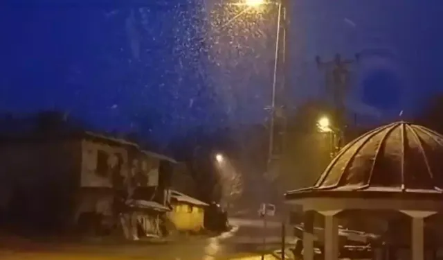 Kütahya’nın Yüksek Kesimleri Beyaza Büründü