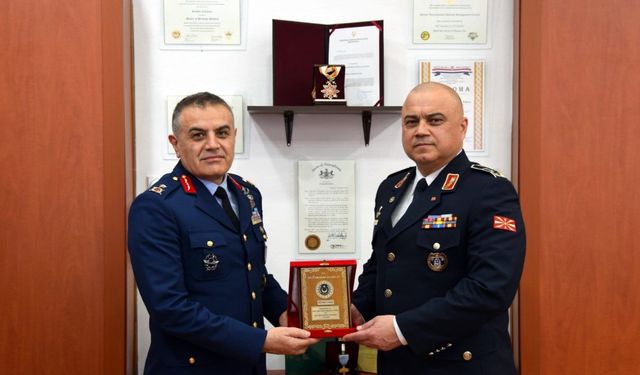 Tuğgeneral Toper Kuzey Makedonya’yı Ziyaret Etti