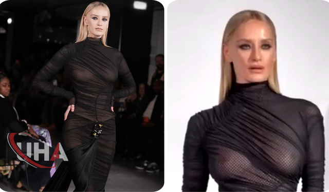 Didem Soydan’dan Podyumda Dikkat Çeken Tarz