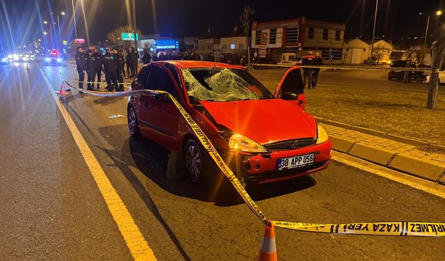 Kayseri'de Otomobilin Çarptığı Yaya Hayatını Kaybetti