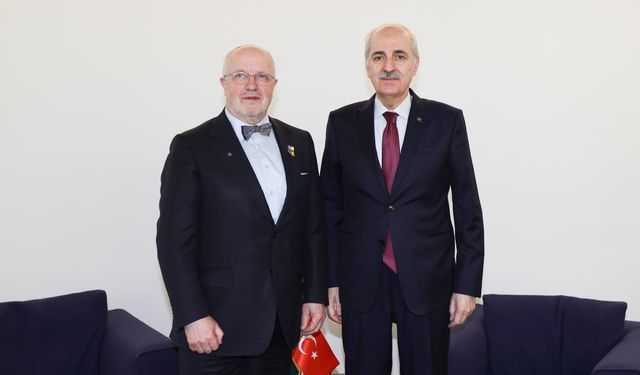 Numan Kurtulmuş, Litvanya Meclis Başkanı Olekas İle Görüştü
