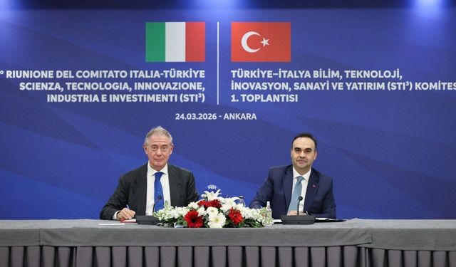 Türkiye-İtalya Bilim, Teknoloji, İnovasyon, Sanayi ve Yatırım Komitesi İlk Toplantısını Yaptı