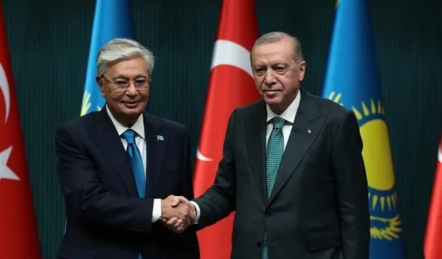Cumhurbaşkanı Erdoğan, Kazakistan Cumhurbaşkanı Tokayev İle Görüştü