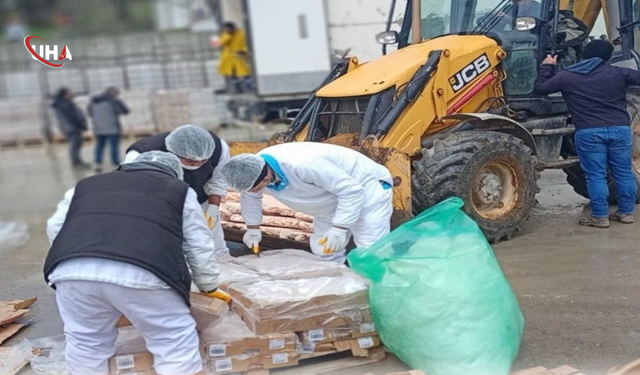 Sakarya'da Dev Operasyon: 32 Ton Bozuk Tavuk Ele Geçirildi