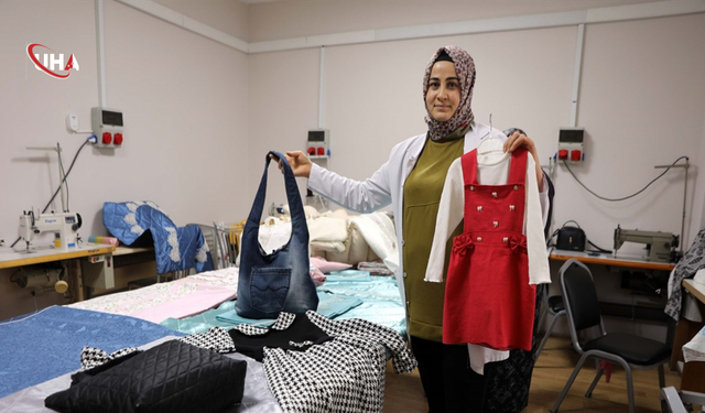 Gaziantep Oğuzeli'nde Dev Dönüşüm: Atık Kumaşlar Çeyizlik Oluyor