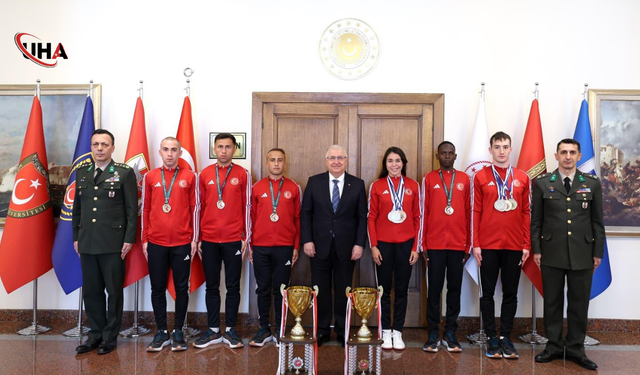 Bakan Güler, TSK Spor Gücü Personeliyle Buluştu