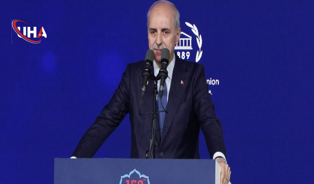 TBMM Başkanı Kurtulmuş: İsrail'in BM Üyeliği Mutlaka Askıya Alınmalıdır