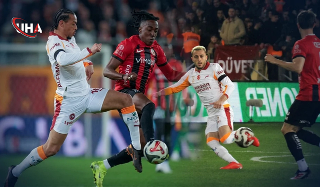 Gençlerbirliği 1-2 Galatasaray: Aslan Ankara'da Güldü