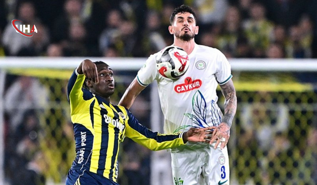 Fenerbahçe ile Rizespor Berabere: 2-2