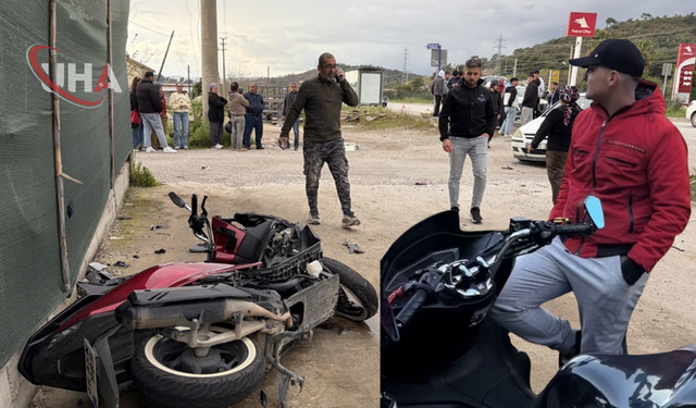 Otomobille Çarpışan Motosikletli Hayatını Kaybetti
