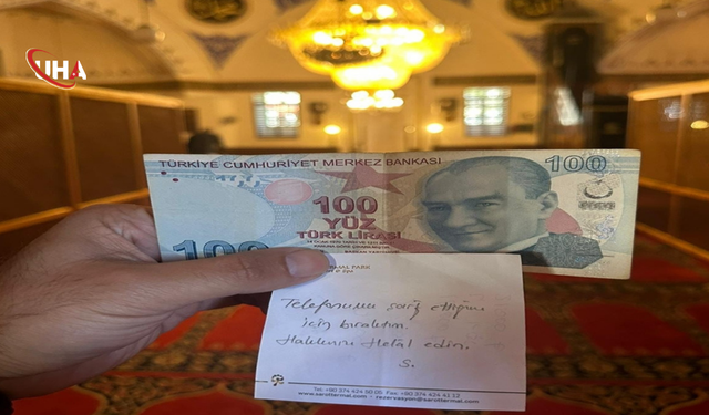 Bolu Mudurnu’da Not Bırakıp Helallik İstedi