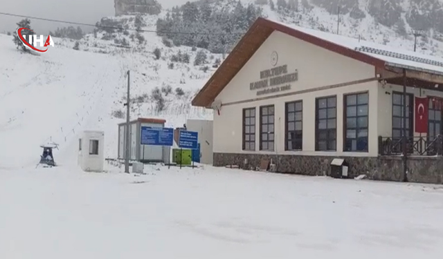 Keltepe'de Zirve Beyaza Büründü