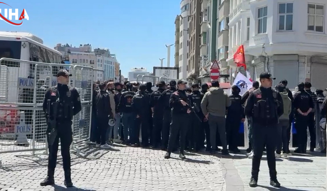 1 Mayıs Öncesi Taksim'de Tansiyon Yükseldi: 46 Kişi Emniyete Götürüldü