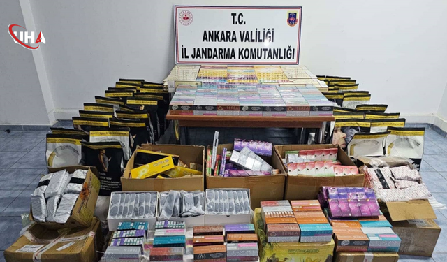 Ankara'da Dev Kaçakçılık Operasyonu