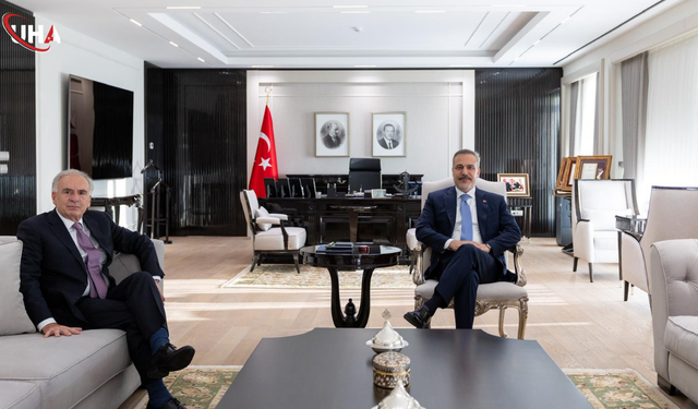 Bakan Fidan, BM Genel Sekreteri'nin Özel Temsilcisi Arnault ile Bir Araya Geldi