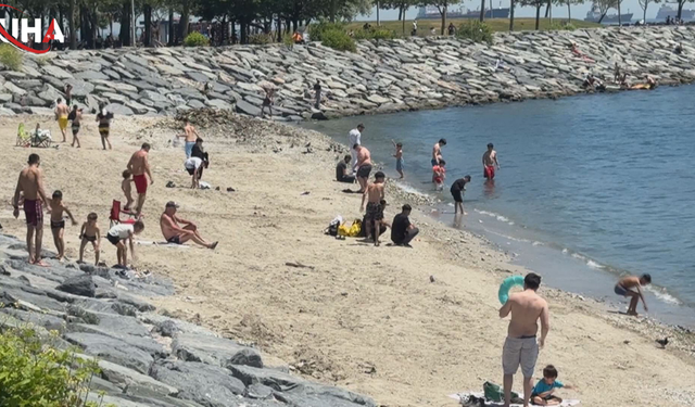 Avcılar Sahili’nde Bayram Yoğunluğu
