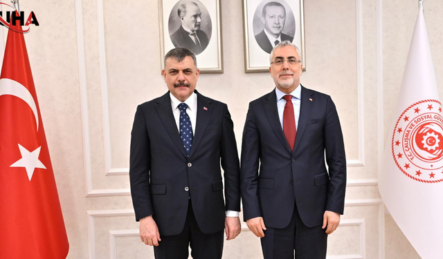 İçişleri Bakanı Çiftçi'den Bakan Işıkhan'a Ziyaret
