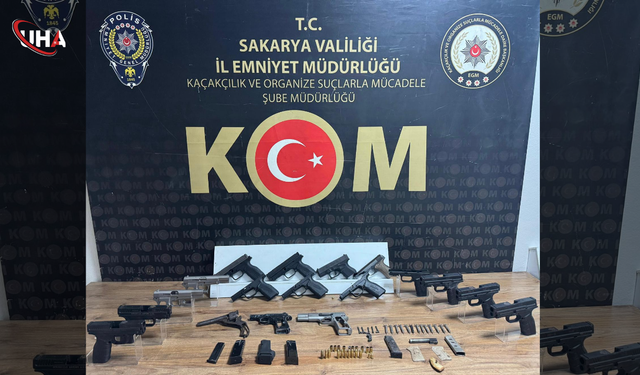 Sakarya’da Silah Kaçakçılarına Operasyon: 2 Tutuklama