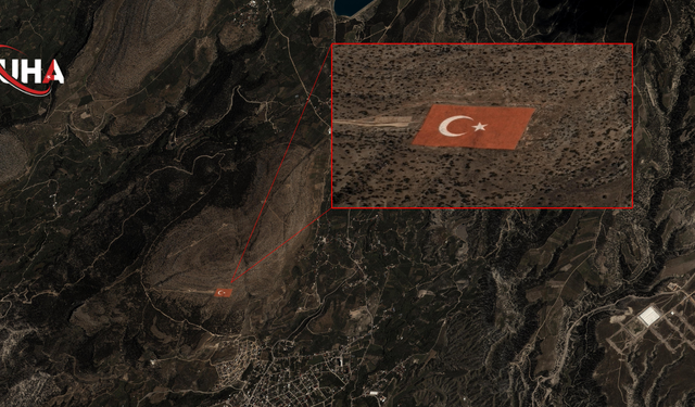 MSB Paylaştı: GÖKTÜRK-1 Toroslar’daki Bayrağı Kaydetti