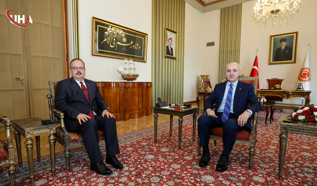 Numan Kurtulmuş, Ankara Valisi Canbolat'ı Kabul Etti